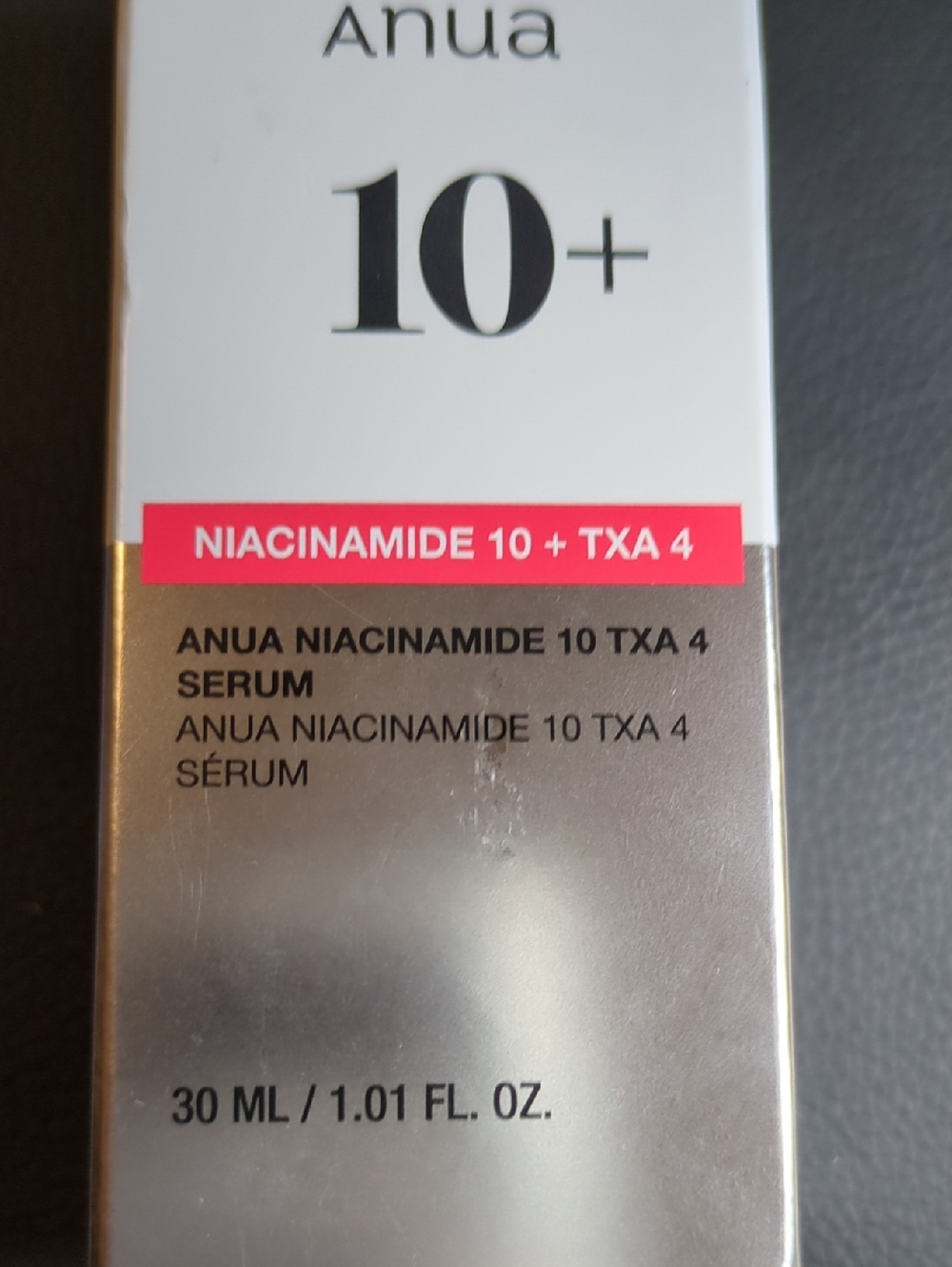 ANUA Niacinamide 10 + TXA 4 Serum - White & Silver Box